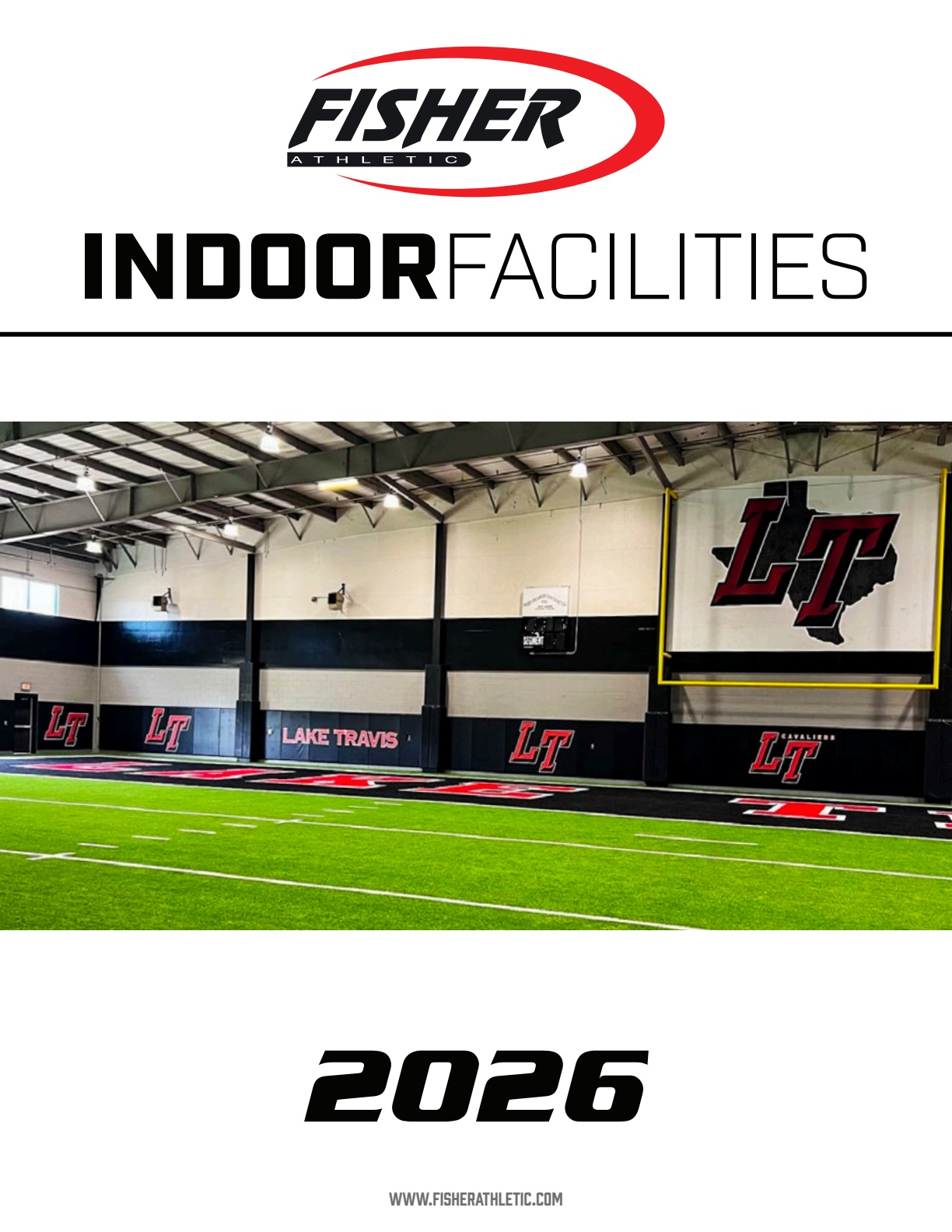 Fisher Athletic Indoor Facilities 2026 catalogue cover