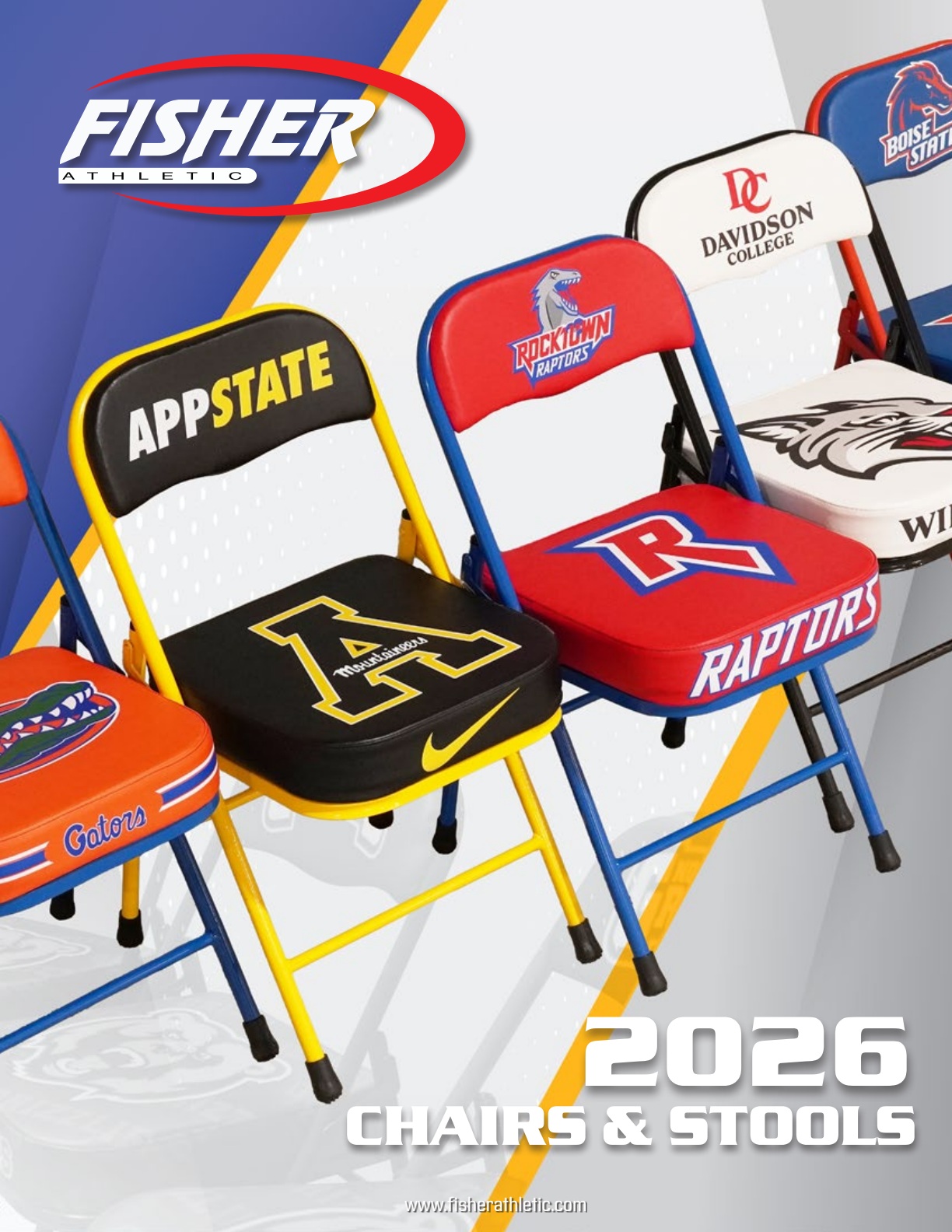 Fisher Athletic Chairs & Stools 2026 catalogue cover