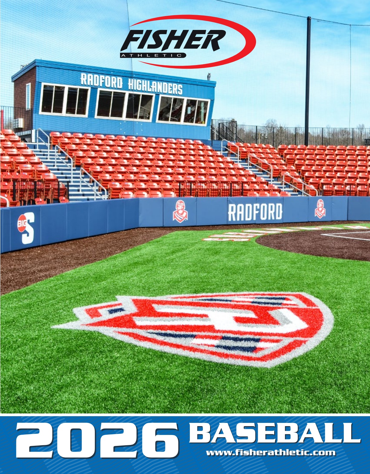 Fisher Athletic Baseball 2026 catalogue cover